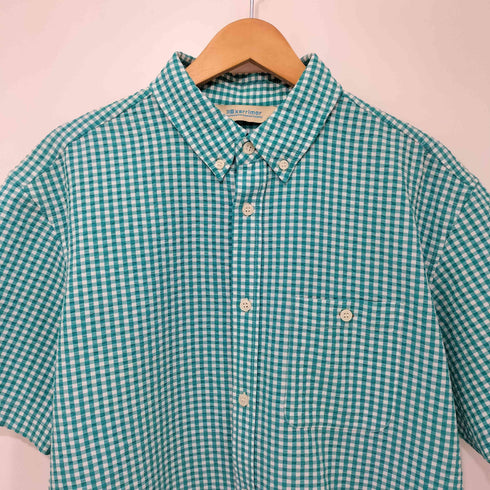 カリマー Karrimor BD S/S チェック柄 シアサッカーシャツ メンズ JPN:XL