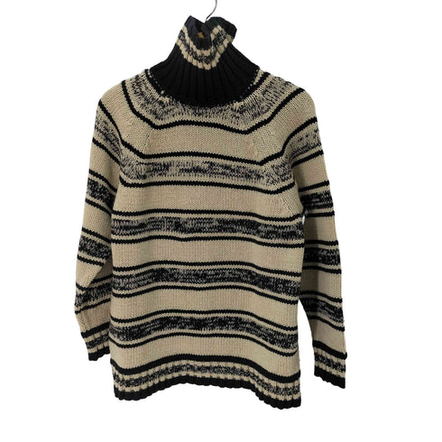 ワイズフォーメン Ys for men 96aw ボーダー タートルネックニット メンズ