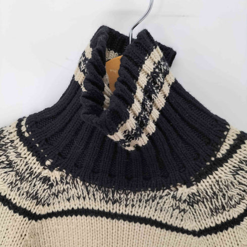 ワイズフォーメン Ys for men 96aw ボーダー タートルネックニット メンズ