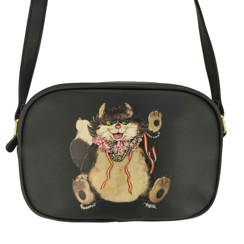 ユウコヒグチ Yuko Higuchi コラボ キャラクター プリント ショルダー バッグ メンズ