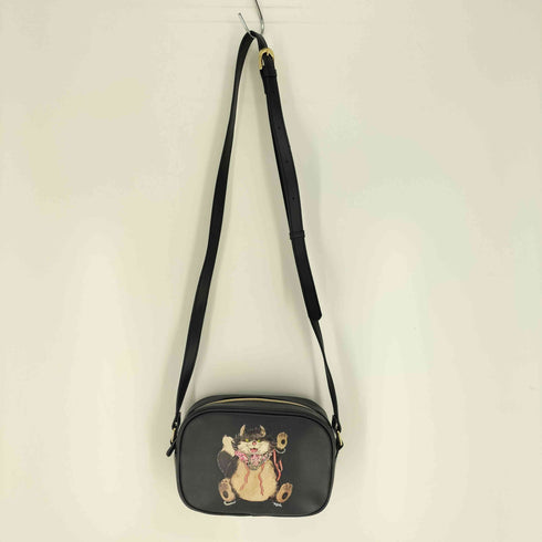 ユウコヒグチ Yuko Higuchi コラボ キャラクター プリント ショルダー バッグ メンズ