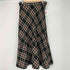 トリココムデギャルソン tricot COMME des GARCONS アシンメトリー チェック ウールスカート レディース JPN:M