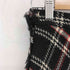 トリココムデギャルソン tricot COMME des GARCONS アシンメトリー チェック ウールスカート レディース JPN:M