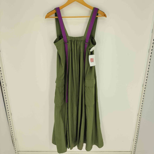 カロリナグレイサー CAROLINA GLASER 22SS 配色 ジャンパースカート レディース JPN:S