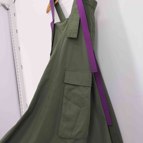 カロリナグレイサー CAROLINA GLASER 22SS 配色 ジャンパースカート レディース JPN:S