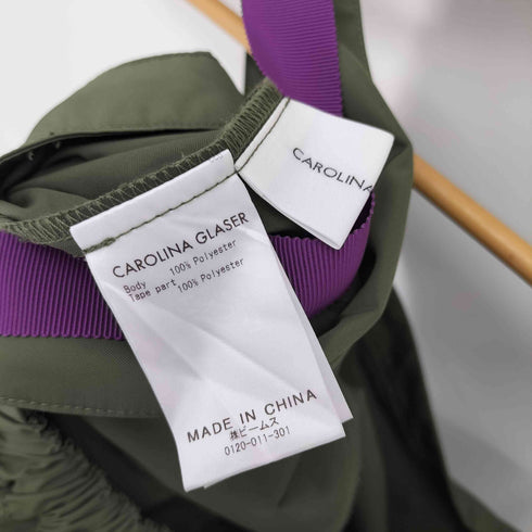 カロリナグレイサー CAROLINA GLASER 22SS 配色 ジャンパースカート レディース JPN:S