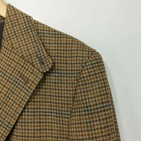 ブルックスブラザーズ BROOKS BROTHERS エルボーパッチ 千鳥格子柄 3Bテーラードジャケット メンズ import:M