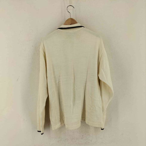 ケニントン kennington 白タグ ハーフジップニットシャツ メンズ import:M