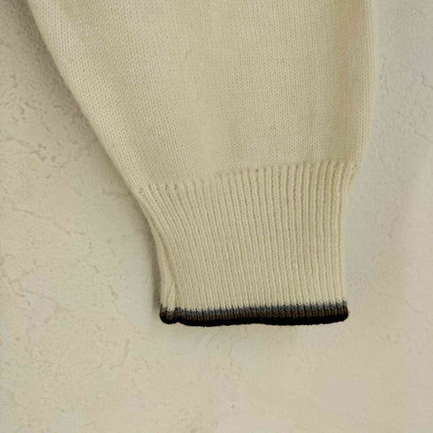 ケニントン kennington 白タグ ハーフジップニットシャツ メンズ import:M