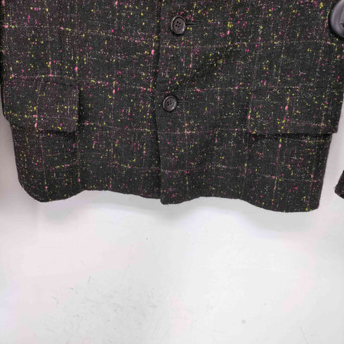 ローブドシャンブルコムデギャルソン robe de chambre COMME des GARCONS 01aw ネップ ツイードジャケット レディース JPN:M