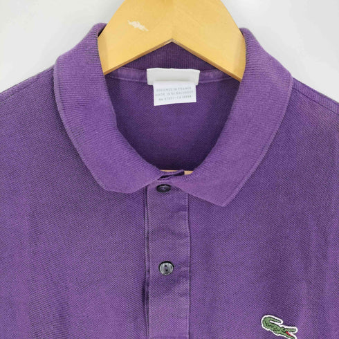 ラコステ LACOSTE SLIM FIT ロゴ刺繍 鹿の子 ポロシャツ メンズ 4
