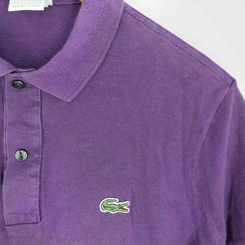 ラコステ LACOSTE SLIM FIT ロゴ刺繍 鹿の子 ポロシャツ メンズ 4