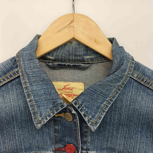 リーバイス Levis ポケット切替 ウォッシュ加工 デニム トラッカー ジャケット レディース import:S