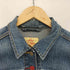 リーバイス Levis ポケット切替 ウォッシュ加工 デニム トラッカー ジャケット レディース import:S