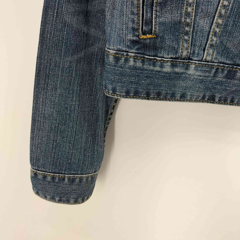 リーバイス Levis ポケット切替 ウォッシュ加工 デニム トラッカー ジャケット レディース import:S