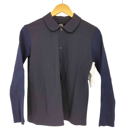 トリココムデギャルソン tricot COMME des GARCONS リブスリーブ ラウンドカラーシャツ レディース JPN:M