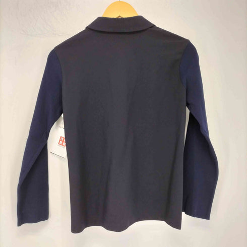 トリココムデギャルソン tricot COMME des GARCONS リブスリーブ ラウンドカラーシャツ レディース JPN:M