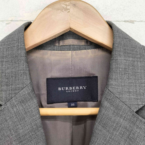 バーバリーロンドン BURBERRY LONDON 2Bシングルテーラードジャケット レディース 38