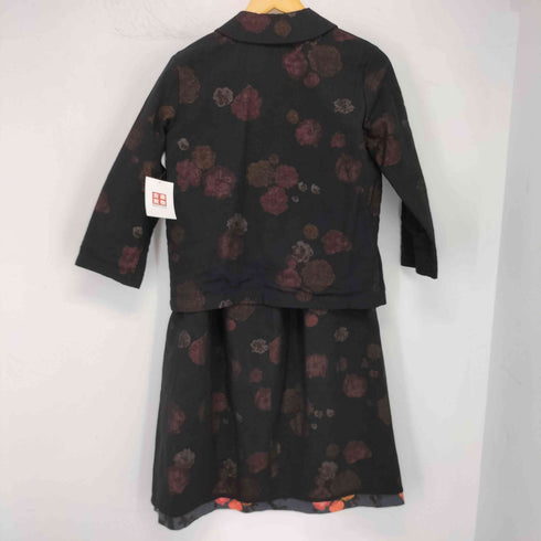 トリココムデギャルソン tricot COMME des GARCONS フラワー ラウンドカラー チュール スカート セットアップ レディース M