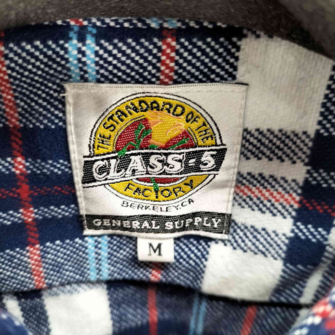 ジェネラルサプライ GENERAL SUPPLY CLASS-5 チェック柄ヘビーネルシャツ メンズ M