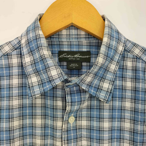エディーバウアー Eddie Bauer チェック コットン 長袖 シャツ メンズ import:XS