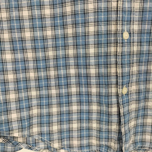 エディーバウアー Eddie Bauer チェック コットン 長袖 シャツ メンズ import:XS
