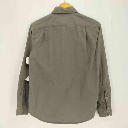エディーバウアー Eddie Bauer コットン リップストップ 長袖 シャツ メンズ import:XS