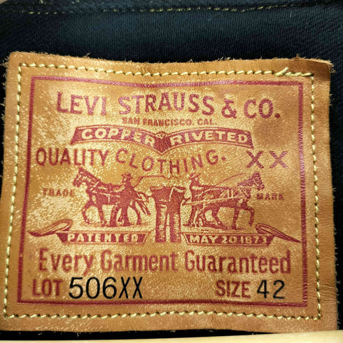 リーバイスヴィンテージクロージング Levis Vintage Clothing 1st”OVER-DYE BLACK 後染め メンズ 42