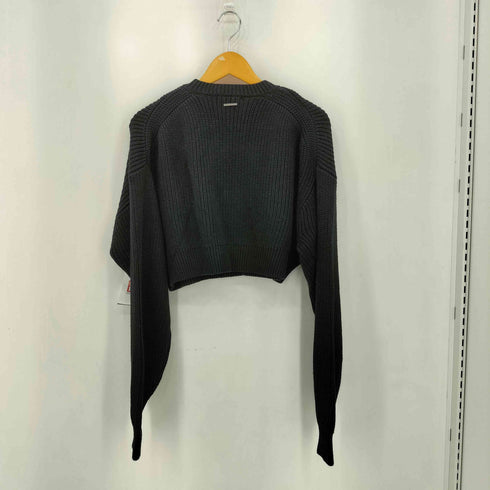 STUDIO R330 クロップド クルーネックリブニット casual レディース import:M