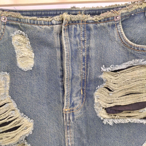 アクネストゥディオズ ACNE STUDIOS ダメージ デニム ミニスカート Y2K レディース EUR:34