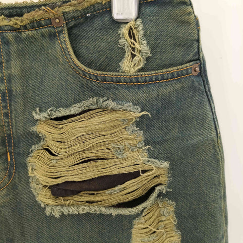 アクネストゥディオズ ACNE STUDIOS ダメージ デニム ミニスカート Y2K レディース EUR:34