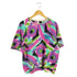 american system サイケデリック柄Tシャツ メンズ import:L