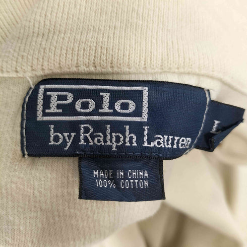 ポロバイラルフローレン Polo by RALPH LAUREN ポニー刺繍 コットン ハーフジップ スウェット メンズ import:L