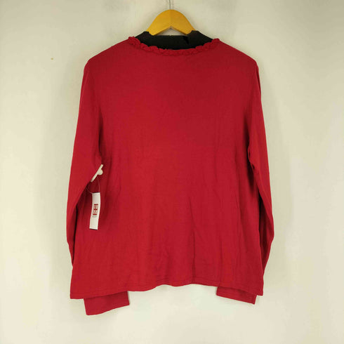 マリナリナルディ marina rinaldi レーヨン混 Vネックニット レディース JPN:L