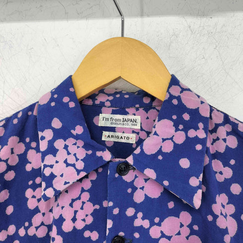 オクラ OKURA Im from JAPAN S/S ドットデザインシャツ メンズ