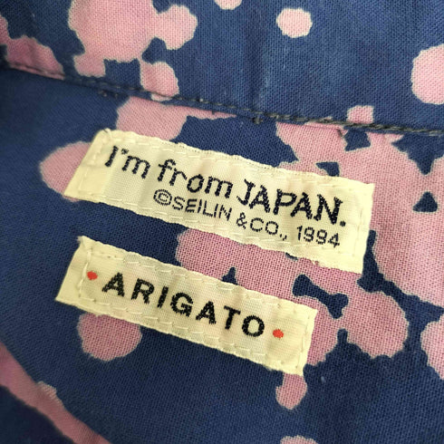 オクラ OKURA Im from JAPAN S/S ドットデザインシャツ メンズ