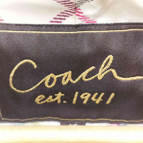 コーチ COACH 裏地チェック フーデッドコート レディース JPN:S