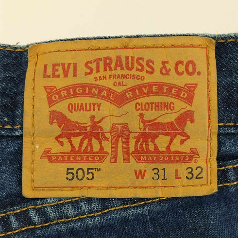 リーバイス Levis 505 ストレートデニムパンツ メンズ W31L32