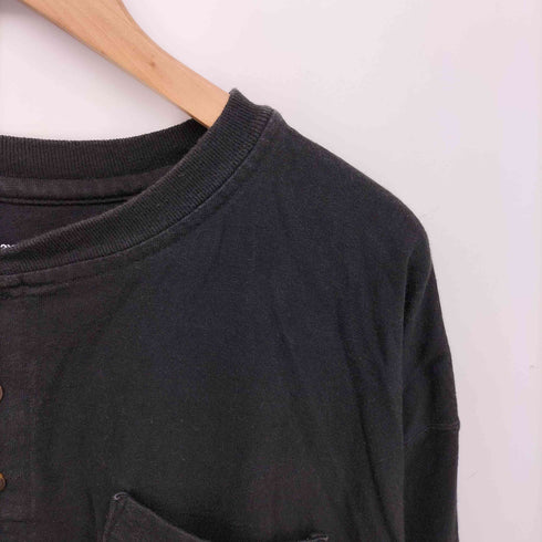 カーハート Carhartt LOOSE FIT HEAVYWEIGHT LONG-SLEEVE POCKET HENLEY T-SHIRT ヘンリーネック Tシャツ 長袖 メンズ import:XXL