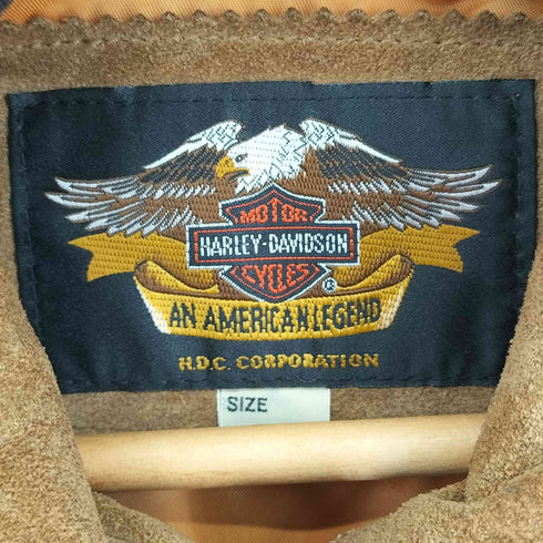ハーレーダビッドソン HARLEY-DAVIDSON スウェード レザージャケット 牛革 メンズ JPN:M