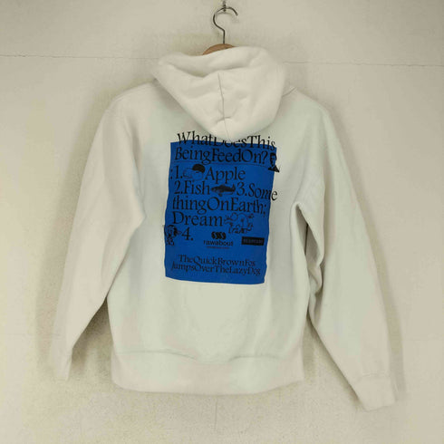 BLUFCAMP 両面プリントプルオーバーパーカー メンズ S