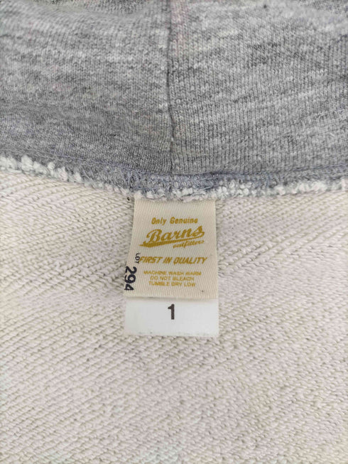 バーンズ アウト フィッターズ BARNS OUT FITTERS LOT 294 ブランク 無地 ダブルジップ フーディー パーカー メンズ JPN:1