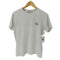 メゾンキツネ MAISON KITSUNE Fox Chilux Logo T-shirt チラックスフォックス パッチ クラシック Tシャツ メンズ import:S
