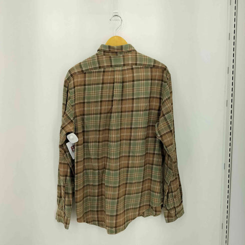 ポロバイラルフローレン Polo by RALPH LAUREN 90s フラップポケット コットン チェックシャツ メンズ import:L