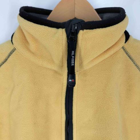 トミーヒルフィガー TOMMY HILFIGER 異素材 ツートーン ハーフジップフリース メンズ import:M