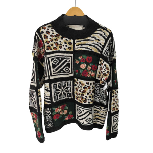 js hand knit 総柄 コットンニット レディース 2
