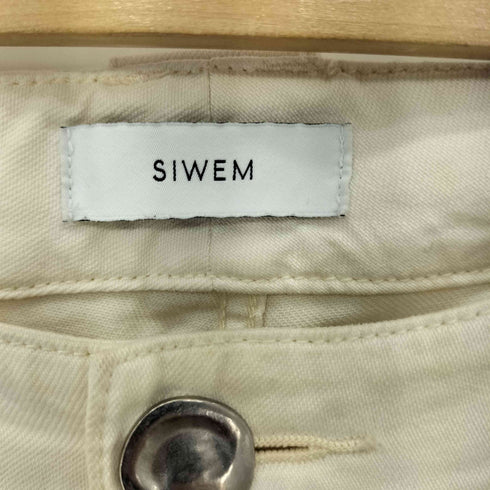 SIWEM ワイド テーパード デニム パンツ レディース JPN:M