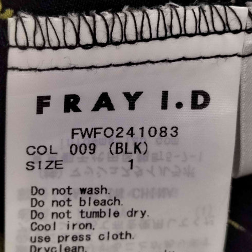 フレイアイディー FRAY I.D 24SS IPEKERパフデザインフレアワンピース レディース JPN:1