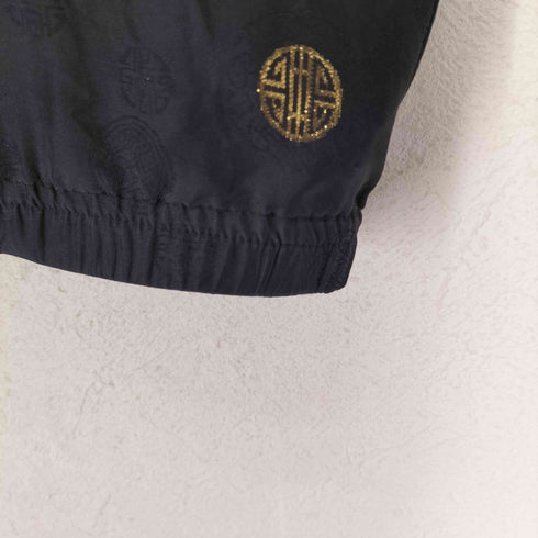 mureli 総柄シルクスタンドカラージャケット メンズ L