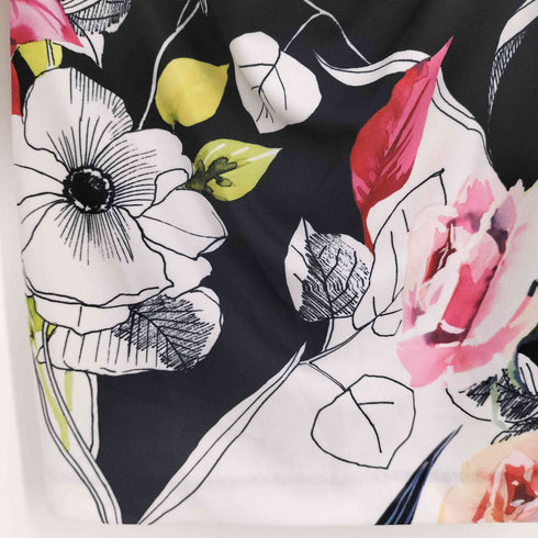 ADRIANNA PAPELL 花柄 ワンピース ドレス レディース US:0-2